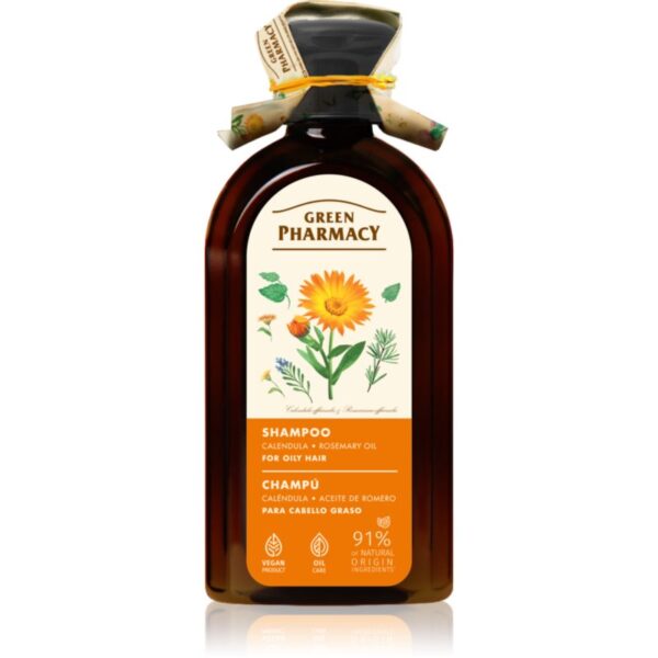 Green Pharmacy Calendula Shampoo șampon pentru par normal spre gras 350 ml-ro
