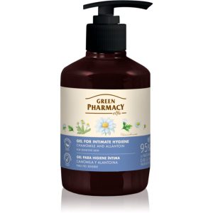 Green Pharmacy Chamomile Gel for Intimate Hygiene gel pentru igiena intima pentru piele sensibila 370 ml-Țena