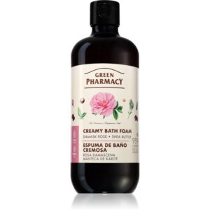 Green Pharmacy Damask Rose & Shea Butter Bath Foam Spuma de baie cremoasa unt de shea 500 ml-Țena