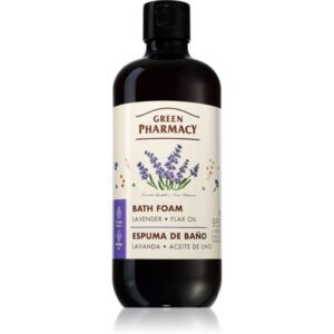Green Pharmacy Lavender & Linseed Oil Bath Foam spuma de baie cu lavanda 500 ml-Țena
