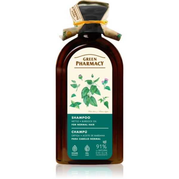 Green Pharmacy Nettle Shampoo șampon pentru par normal 350 ml-ro