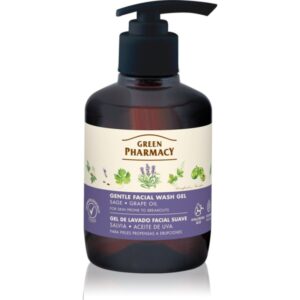 Green Pharmacy Sage & Thyme Face Wash gel de curățare delicat pentru pielea predispusa la iritatii 270 ml-Țena