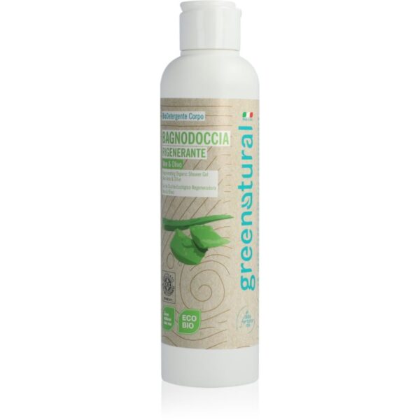 Greenatural Body Wash Aloe Vera & Olive gel de dus regenerabil 250 ml-ro