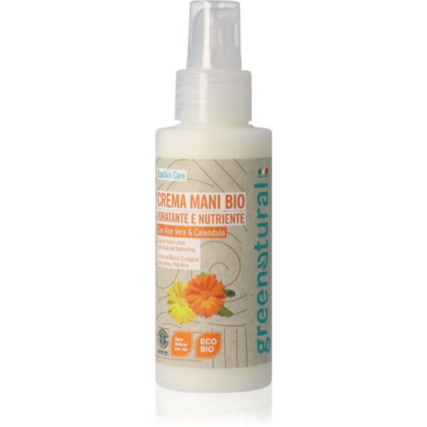 Greenatural Hand Cream crema de maini hidratanta cu aloe vera 100 ml-Țena