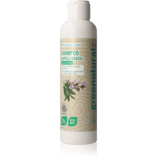 Greenatural Shampoo Sage & Nettle șampon pentru păr gras 250 ml-ro