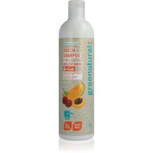 Greenatural Shower Gel & Shampoo 2 in 1 gel de dus si sampon cu vitamine A