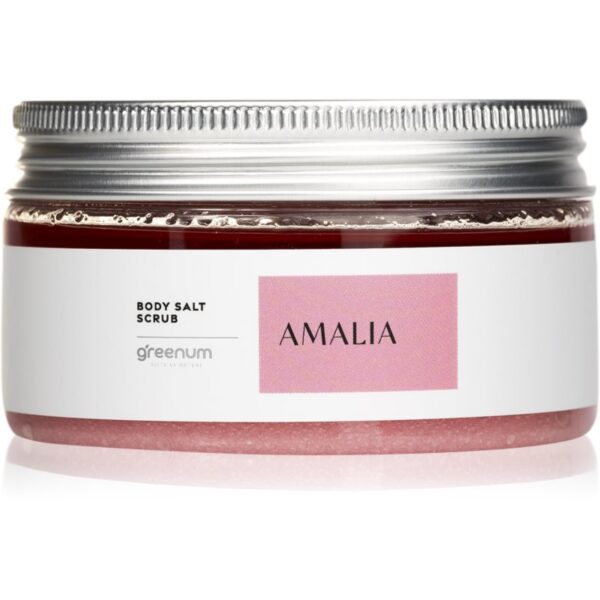 Greenum Salt Scrub sare pentru exfoliere pentru corp cu parfum Amalia 320 g-ro