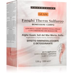 Guam Fanghi Therm Sulfureo compresă caldă pentru relaxarea mușchilor și articulațiilor 1200 g-ro