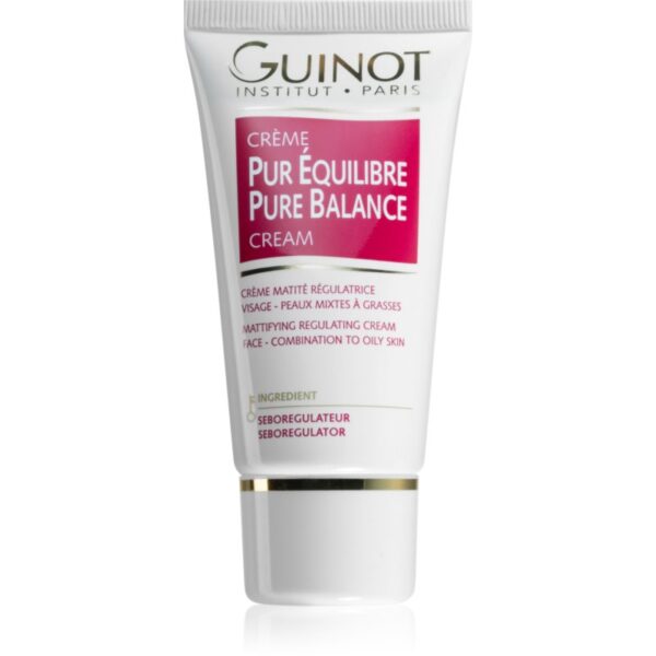 Guinot Pure Balance crema de standardizare pentru ten gras pentru a improspata porii si pielea cu aspect obosit 50 ml-Țena