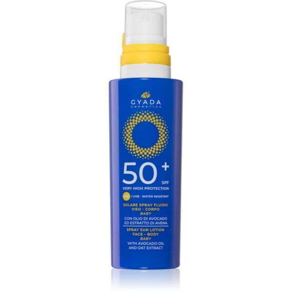Gyada Cosmetics Solar crema de protectie pentru fata si corp pentru copii SPF 50+ 150 ml-ro