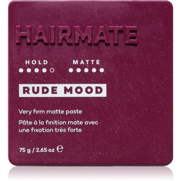 HAIRMATE Rude Mood pasta pentru styling mata cu fixare foarte puternica 75 g-ro