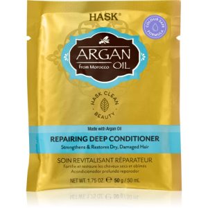 HASK Argan Oil balsam pentru restaurare adanca pentru păr uscat și deteriorat 50 ml-Țena
