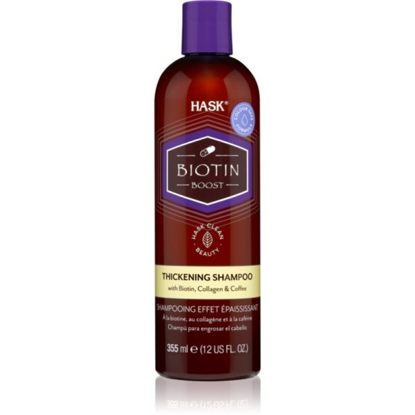 HASK Biotin Boost sampon fortifiant pentru păr cu volum 355 ml-Țena