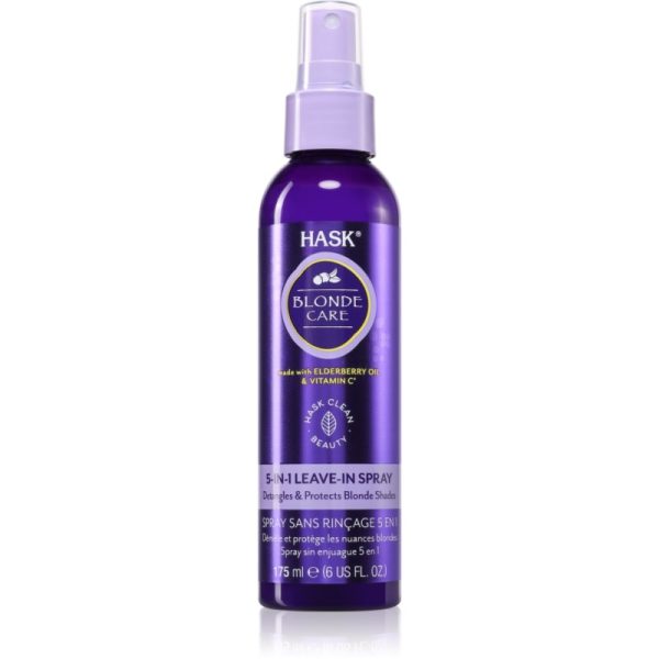 HASK Blonde Care 5-in-1 Leave-In Spray spray care nu necesita clatire pentru par blond 175 ml-ro
