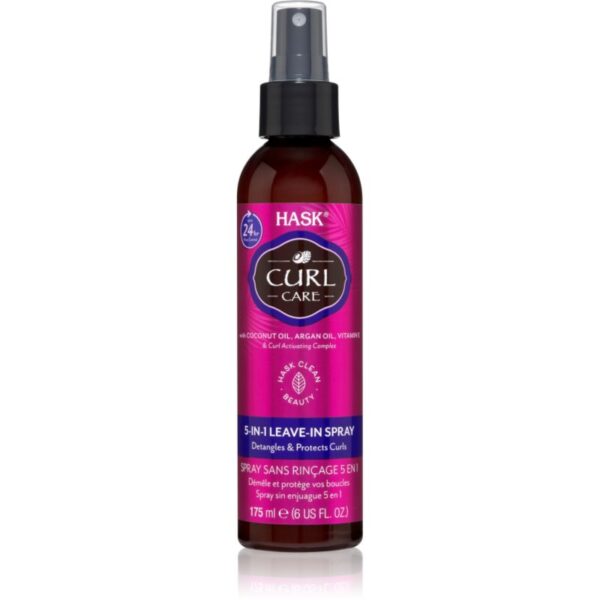 HASK Curl Care spray care nu necesita clatire pentru par ondulat si cret 175 ml-Țena