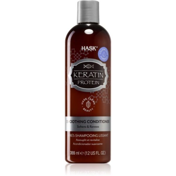 HASK Keratin Protein balsam cu efect de netezire pentru par degradat sau tratat chimic 355 ml-ro