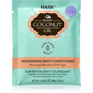 HASK Monoi Coconut Oil balsam revitalizant pentru un par stralucitor si catifelat 50 ml-Țena