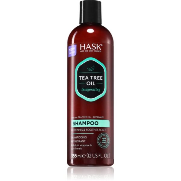 HASK Tea Tree Oil & Rosemary sampon revigorant pentru un scalp uscat