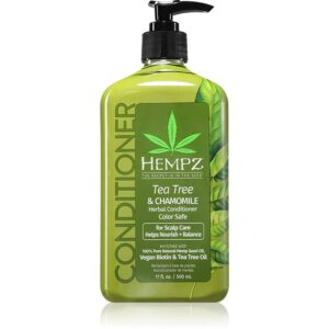 HEMPZ Tea Tree & Chamomile balsam hidratant pentru păr 500 ml-Țena