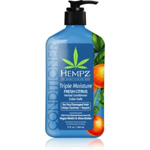 HEMPZ Triple Moisture balsam hidratant pentru păr 500 ml-Țena