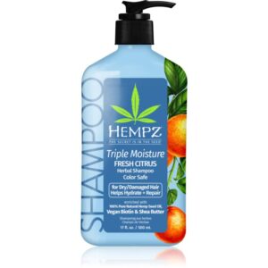 HEMPZ Triple Moisture sampon hidratant pentru păr 500 ml-Țena