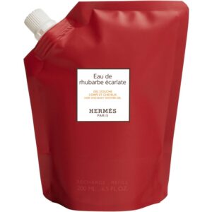 HERMÈS Le Bain Eau de rhubarbe écarlate gel de duș pentru corp si par unisex 200 ml-Țena