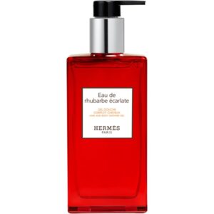 HERMÈS Le Bain Eau de rhubarbe écarlate gel de duș pentru corp si par unisex 200 ml-Țena