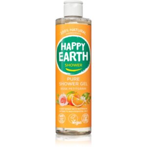 Happy Earth 100% Natural Shower Gel Rose Petitgrain gel de duș 300 ml-ro