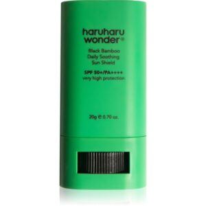Haruharu Wonder Black Bamboo Daily Soothing Sun Shield baton cu protectie solara cu efect calmant SPF 50+ 20 g-ro