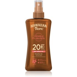 Hawaiian Tropic Glowing Protection Dry Oil Spray gel cu protectie solara hidratant SPF 20 200 ml-ro