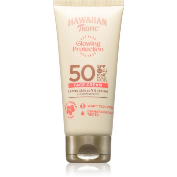 Hawaiian Tropic Glowing Protection Face Cream crema de soare pentru fata SPF 50 50 ml-ro