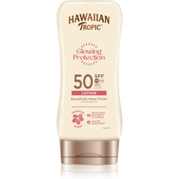 Hawaiian Tropic Glowing Protection Lotion loțiune pentru plaja SPF 50+ 180 ml-ro