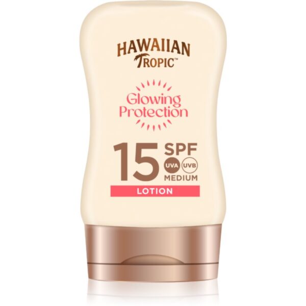 Hawaiian Tropic Glowing Protection Mini cremă pentru plaja SPF 15 100 ml-ro