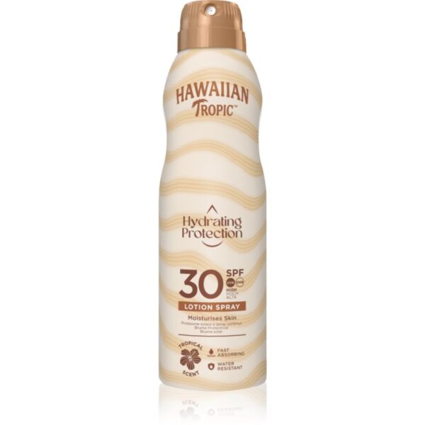 Hawaiian Tropic Hydrating Protection Lotion Spray spray solar SPF 30 177 ml-Țena