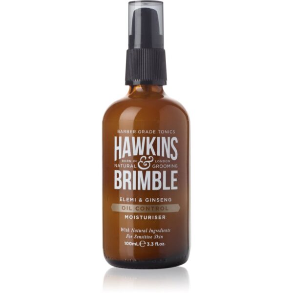 Hawkins & Brimble Oil Control Moisturiser cremă hidratantă pentru ten gras pentru bărbați 100 ml-Țena