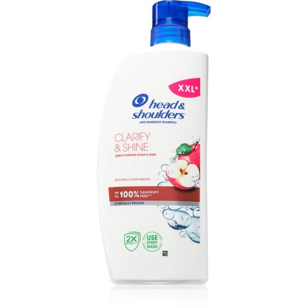Head & Shoulders Clarify&Shine Apple Cider sampon anti-matreata 800 ml-ro