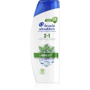 Head & Shoulders Menthol Fresh 2in1 sampon si balsam 2 in 1 anti matreata 400 ml-Țena