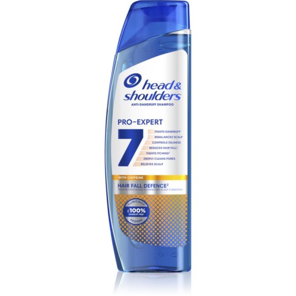 Head & Shoulders Pro-Expert 7 Hair Fall Defense sampon anti-matreata si caderea parului cu cafeina 250 ml-ro
