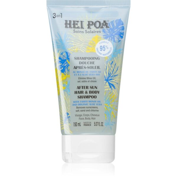 Hei Poa After Sun Monoi & Aloe Vera gel de dus pentru corp si par dupa expunerea la soare 150 ml-ro