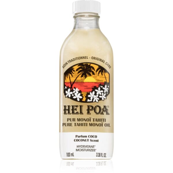 Hei Poa Pure Tahiti Monoï Oil Coconut ulei multifunctional pentru corp si par 100 ml-ro