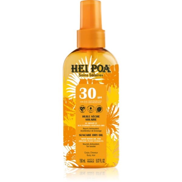 Hei Poa Tahiti Monoi Oil ulei de bronzat pentru piele uscata SPF 30 150 ml-ro