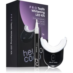Hello Coco PAP Pro Whitening Led Kit set pentru albire-Țena