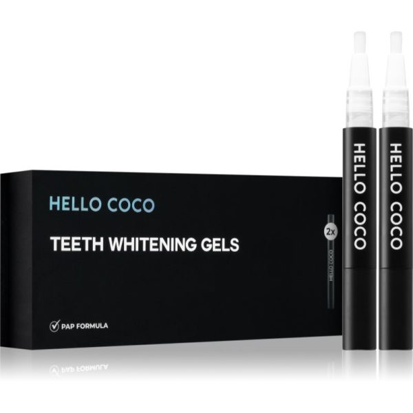 Hello Coco PAP+ Teeth Whitening Gels rezervă de reumplere cu efect de albire 2 buc-ro
