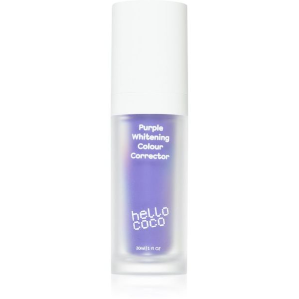 Hello Coco Purple Whitening Colour Corrector pasta de dinti pentru albire 30 ml-ro