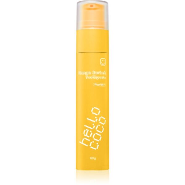 Hello Coco Toothpaste Mango Sorbet pastă de dinți naturală 60 g-Țena