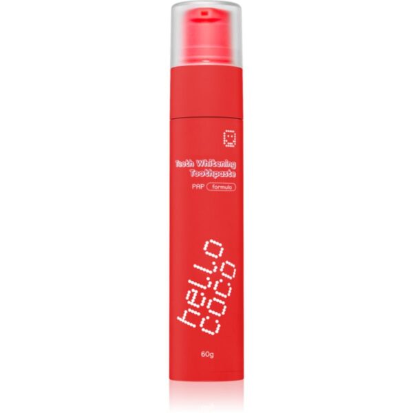 Hello Coco Toothpaste PAP Whitening pasta de dinti pentru albire 60 g-Țena
