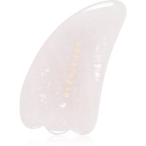 Herbivore Rose Quartz Gua Sha accesoriu de masaj 1 buc-ro