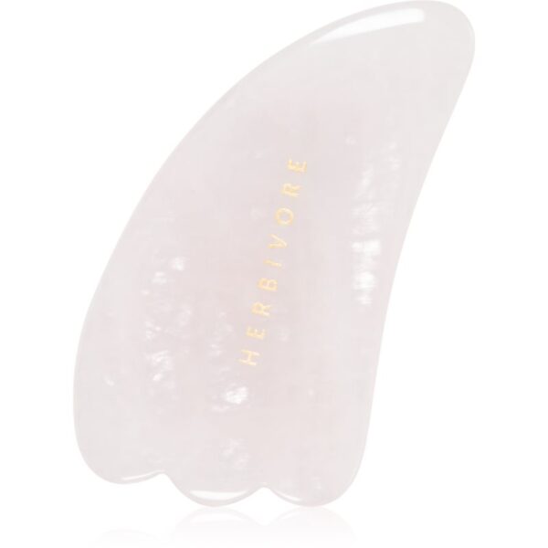 Herbivore Rose Quartz Gua Sha accesoriu de masaj 1 buc-ro
