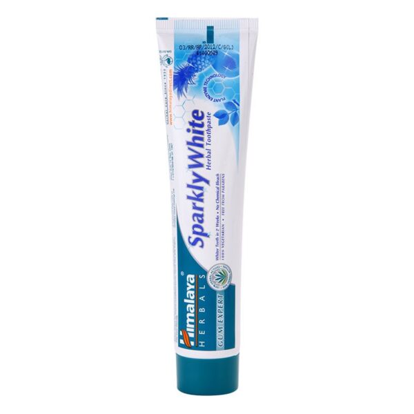 Himalaya Herbals Oral Care Sparkly White pastă de dinți pentru dinti albi si stralucitori 75 ml-Țena