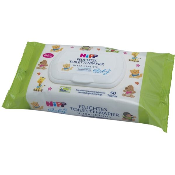 Hipp Babysanft Ultra Sensitive hârtie igienică umedă 50 buc-ro